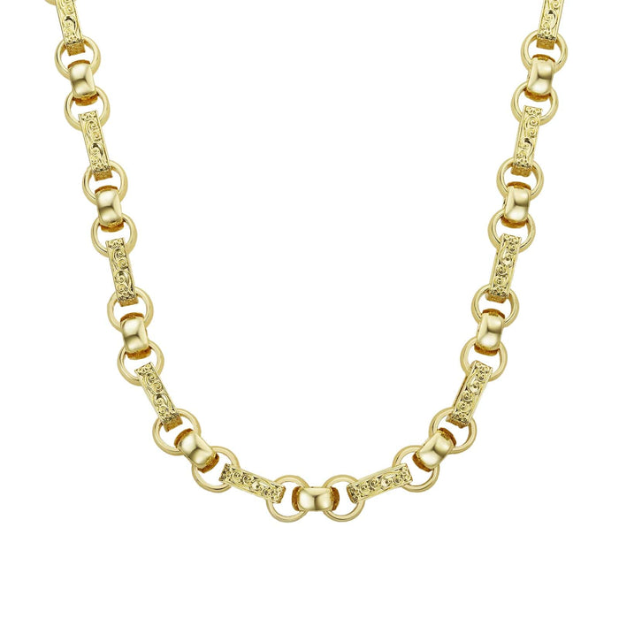 Gypsy Link Chain 8mm - Gold (Albert Clasp)